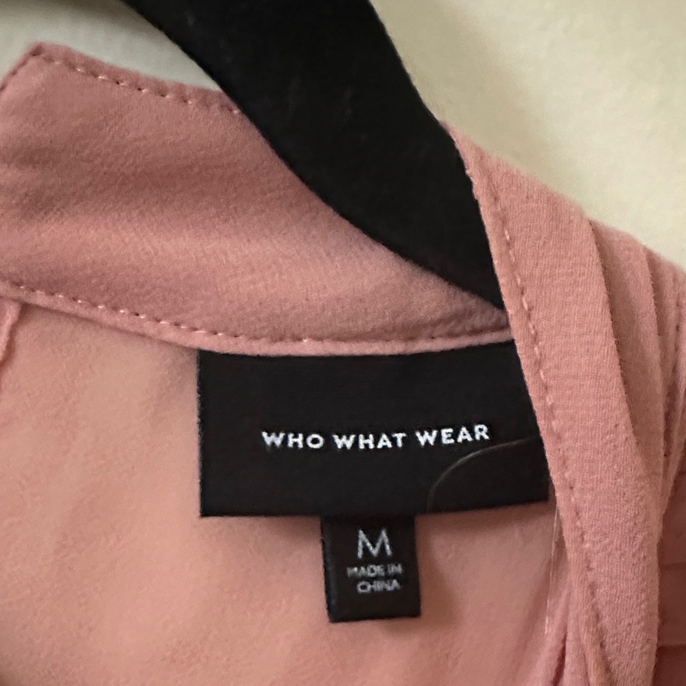 Who What Wear Blush Pink Garment - Picture 2 of 5